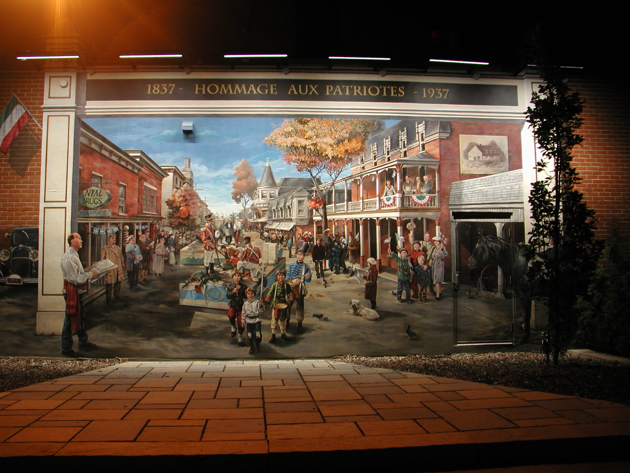Fresques historiques du Vieux SaintEustache Historical Old StEustache’s Frescoes www